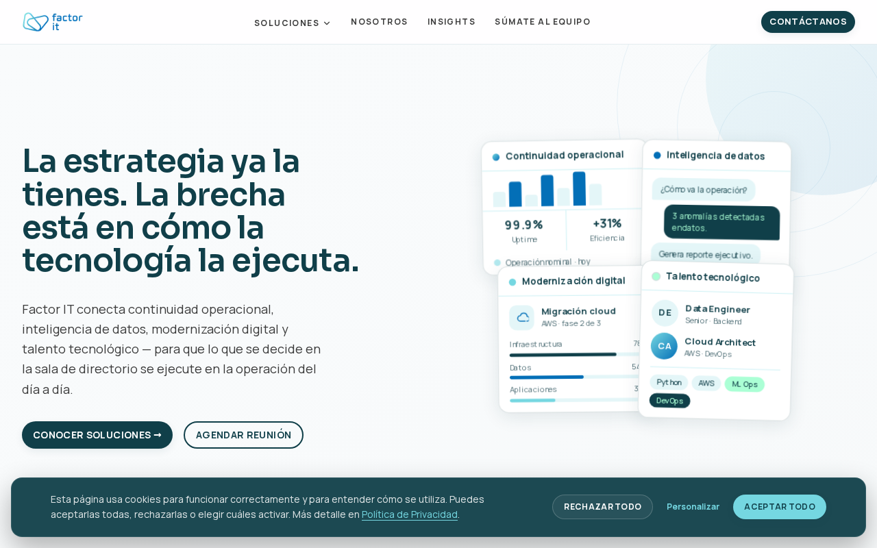 Screenshot of factorit.com