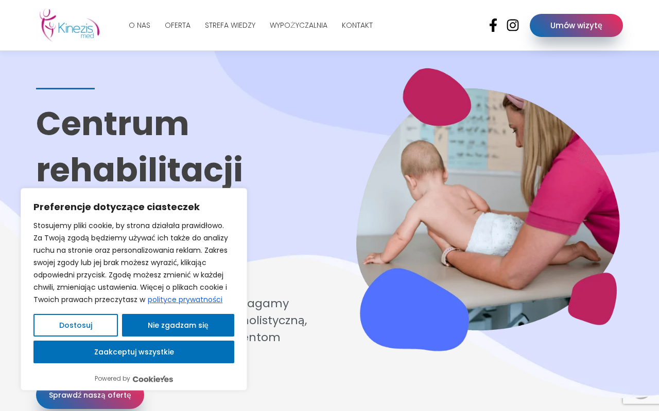 Captured page preview of kinezismed.pl