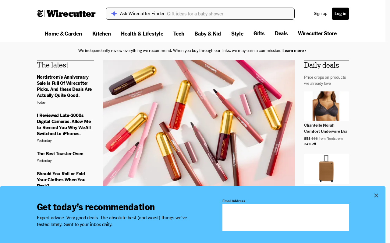 Captured page preview of wirecutter.com