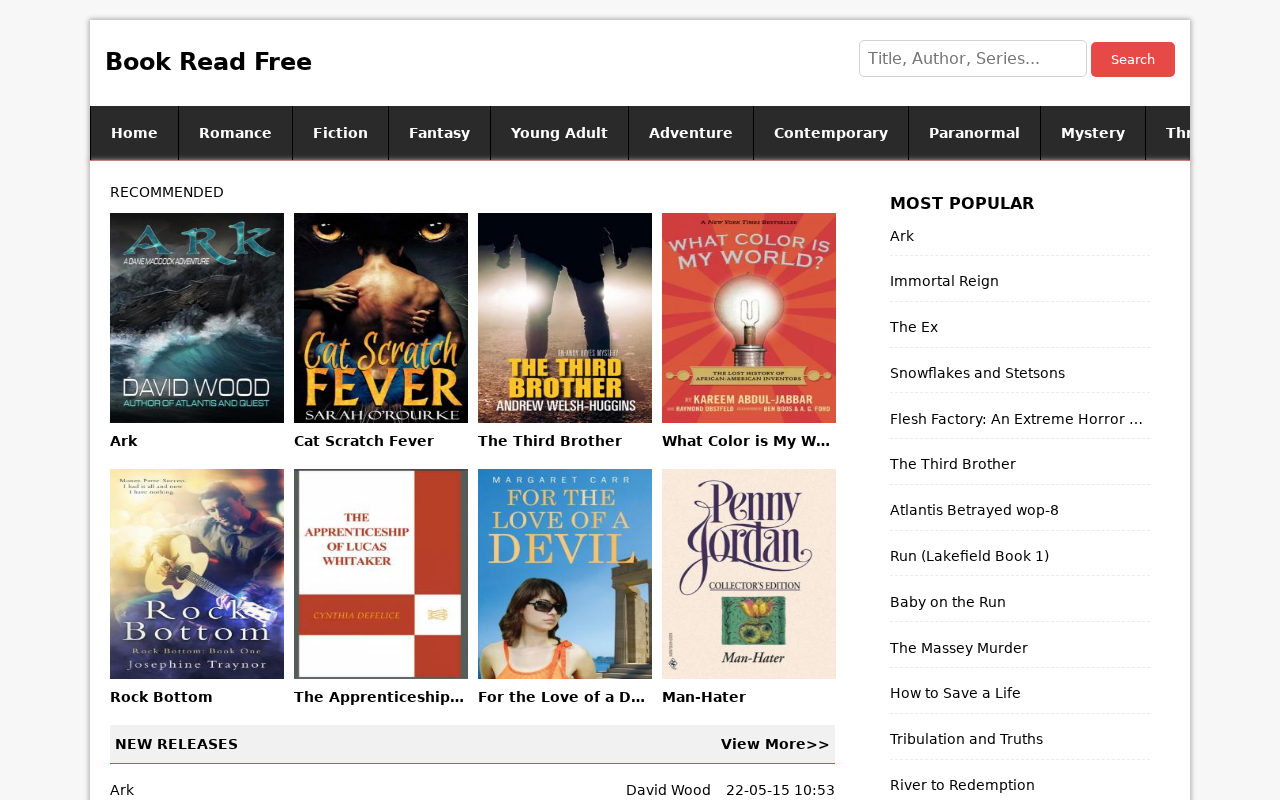 Screenshot of bookreadfree.com
