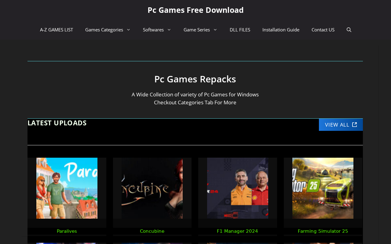 Screenshot of pcgamesrepacks.com