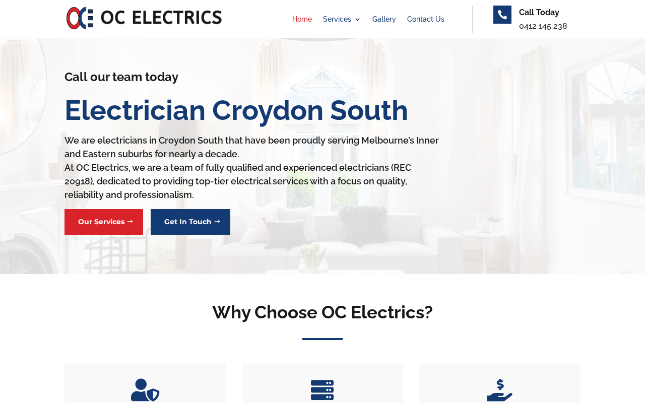 Screenshot of ocelectrics.com.au