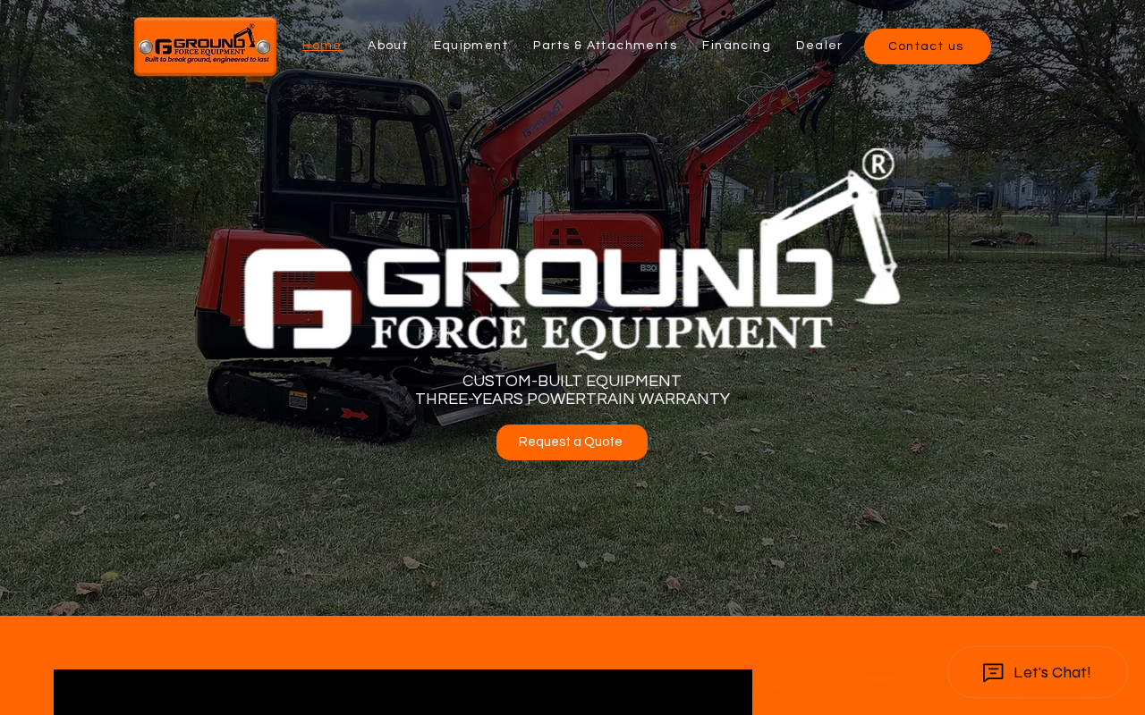 Screenshot of groundforcedirect.com
