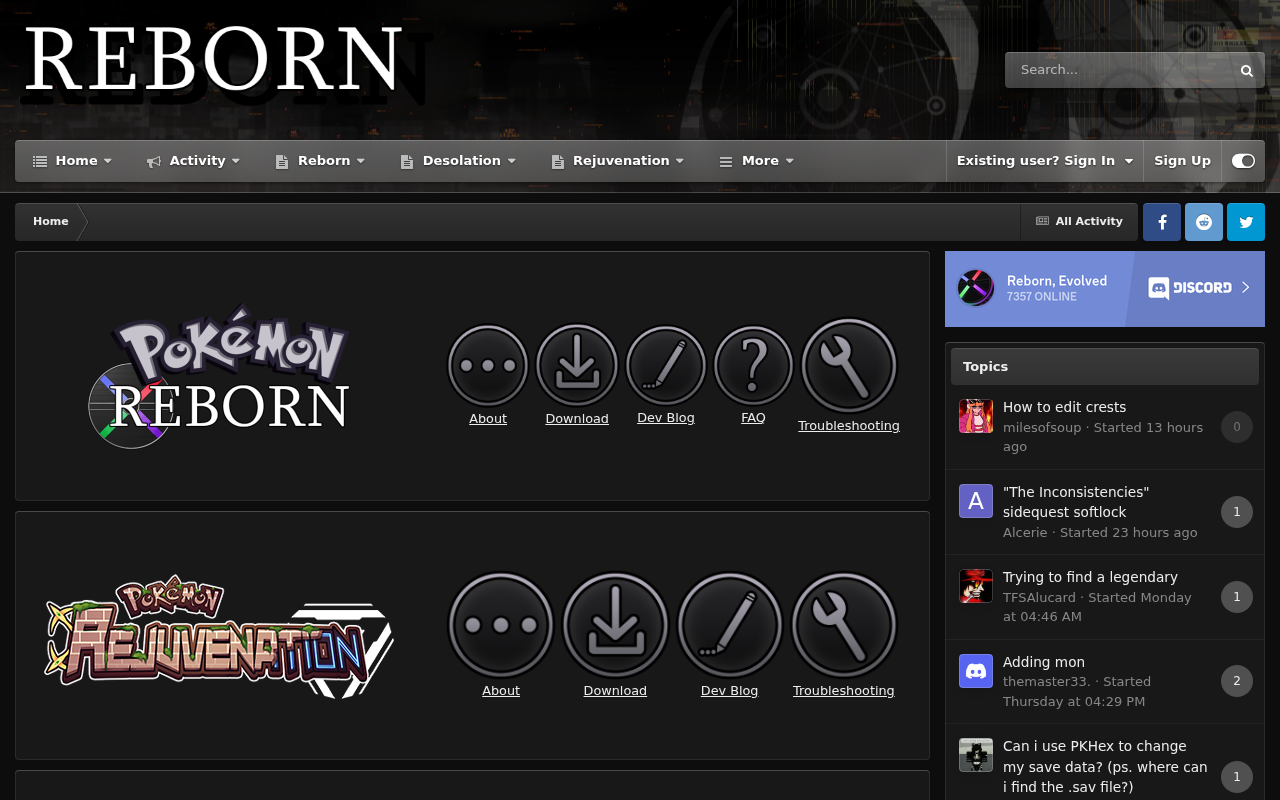 Screenshot of rebornevo.com