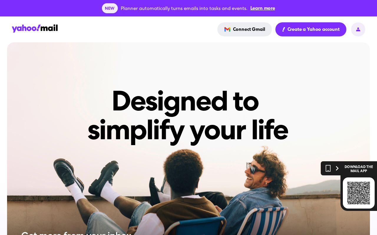 Screenshot of mail.onelink.me