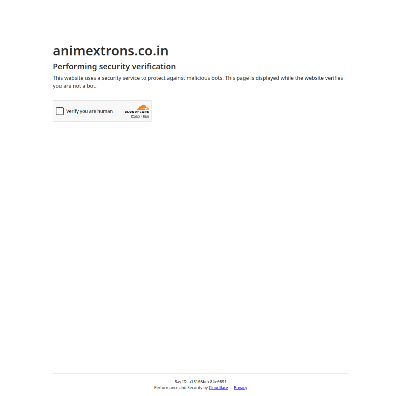 Screenshot of animextrons.co.in