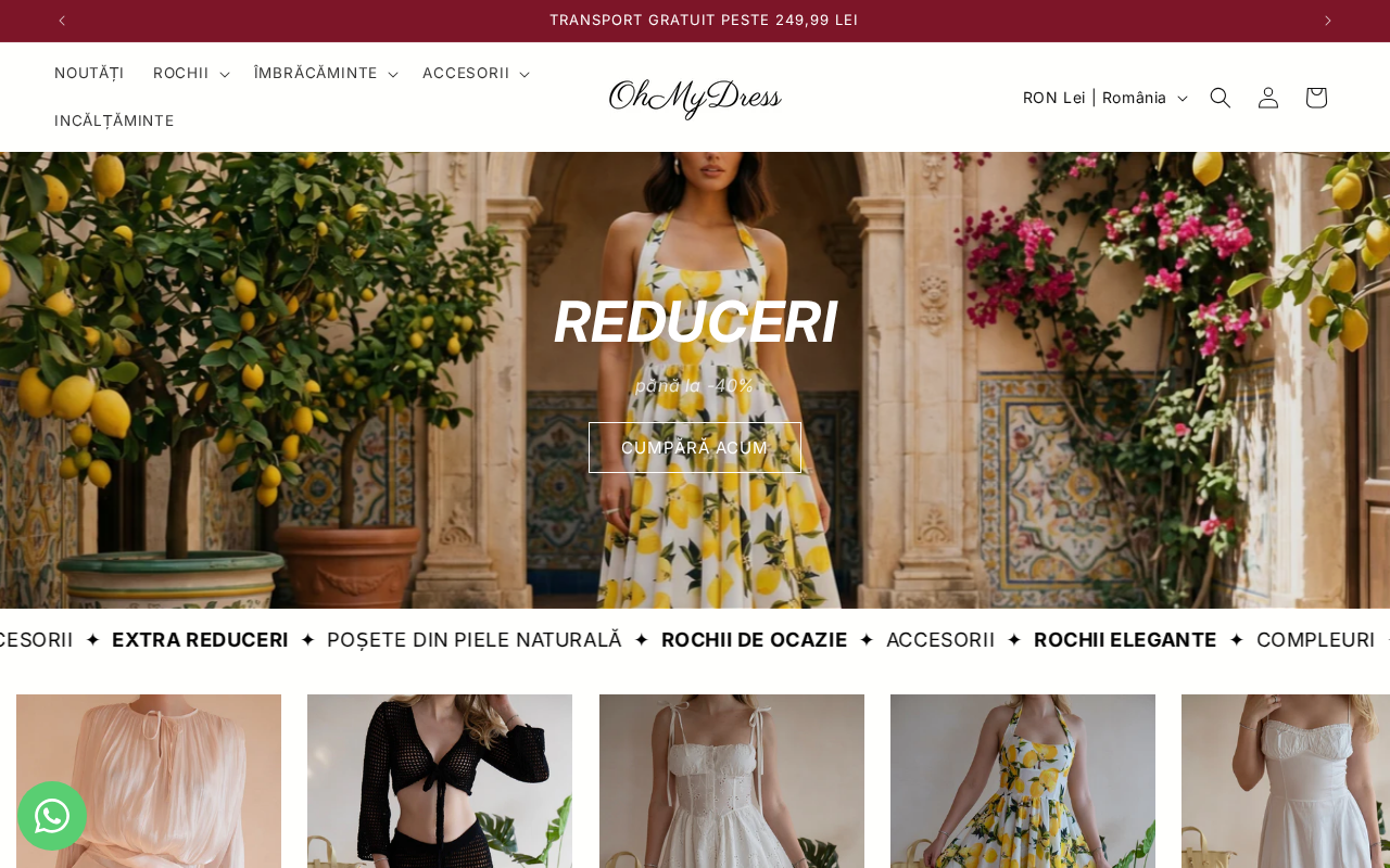 Screenshot of ohmydress.ro