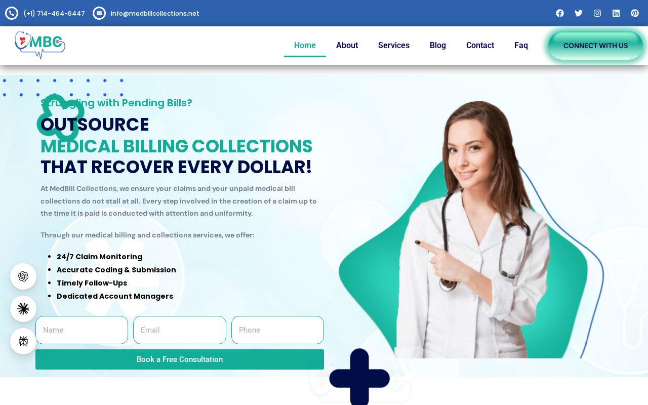 Screenshot of medbillcollections.net