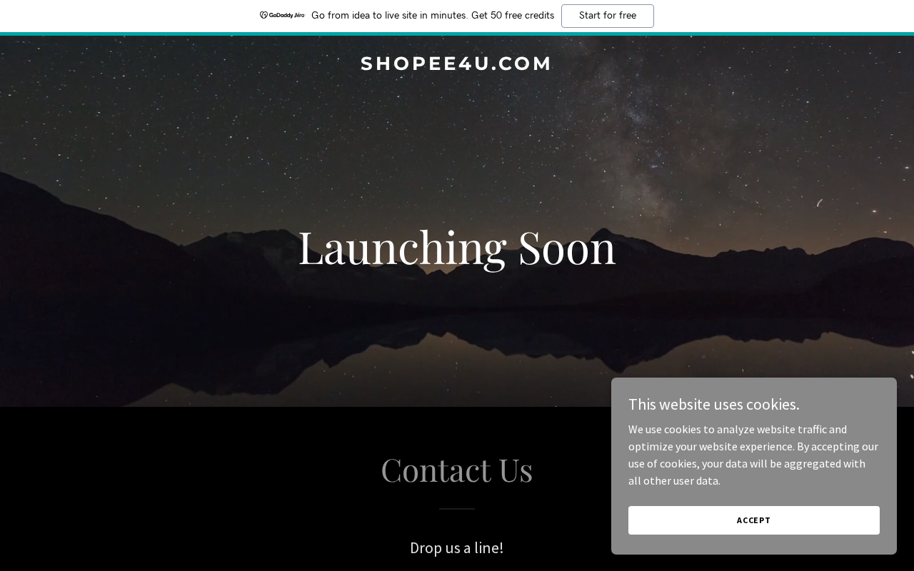 Captured page preview of shopee4u.com