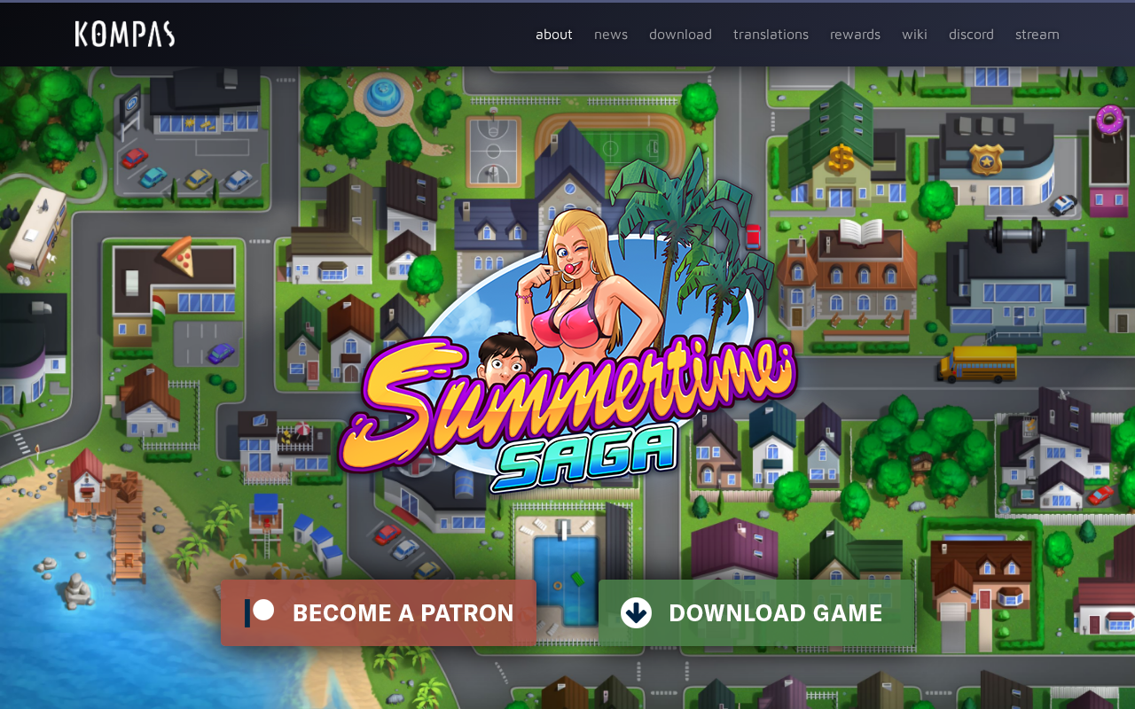 Captured page preview of summertimesaga.com