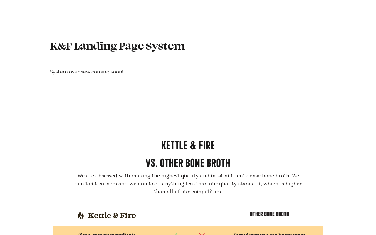 Screenshot of try.kettleandfire.com