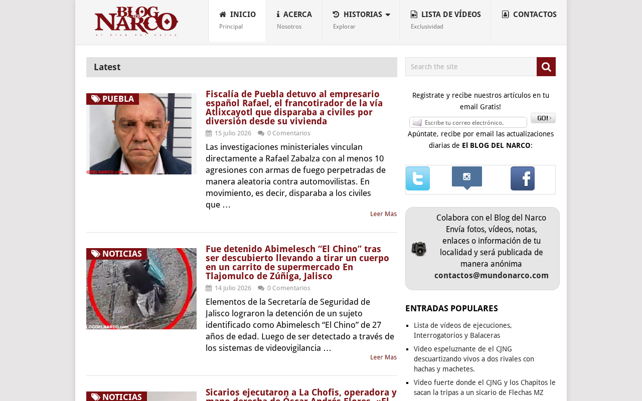 Captured page preview of elblogdelnarco.com