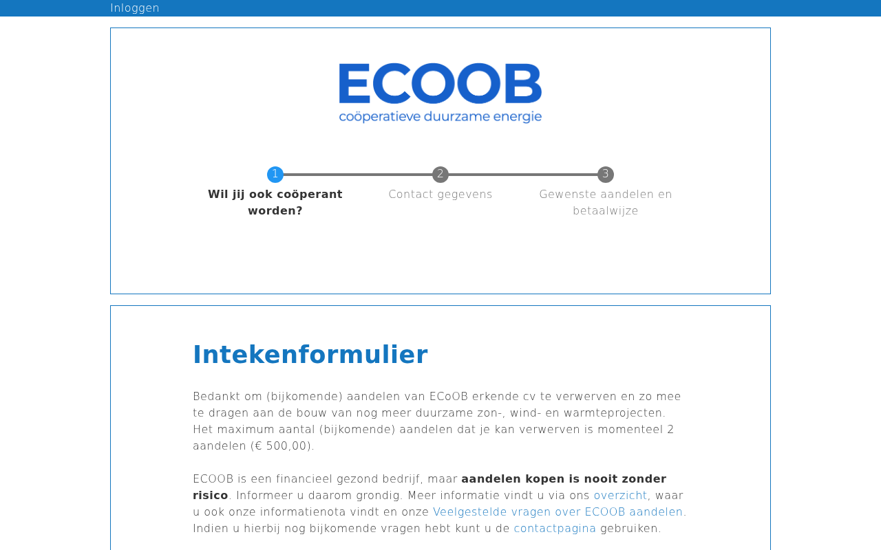 Screenshot of dar.ecoob.be
