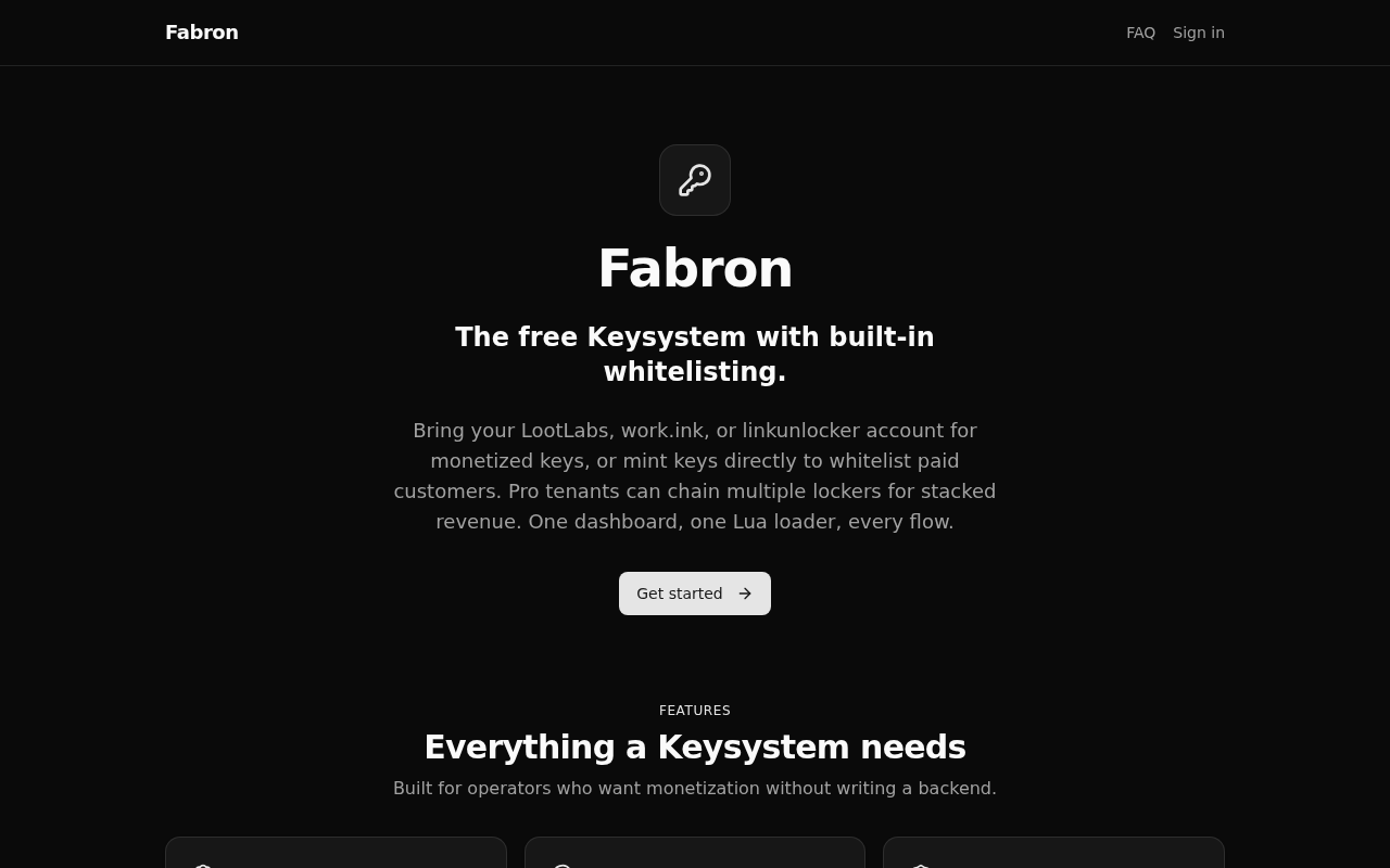 Screenshot of fabron.pages.dev