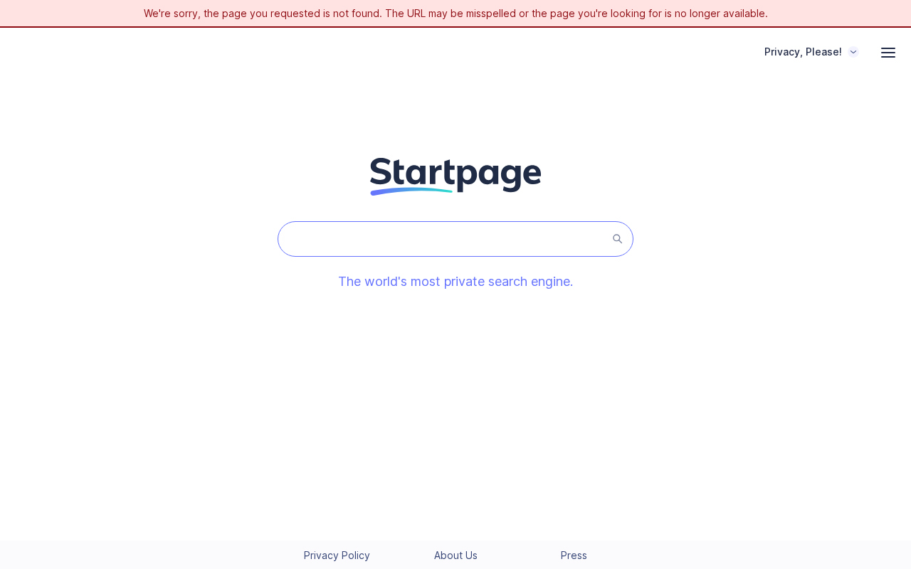 Screenshot of av.startpage.com