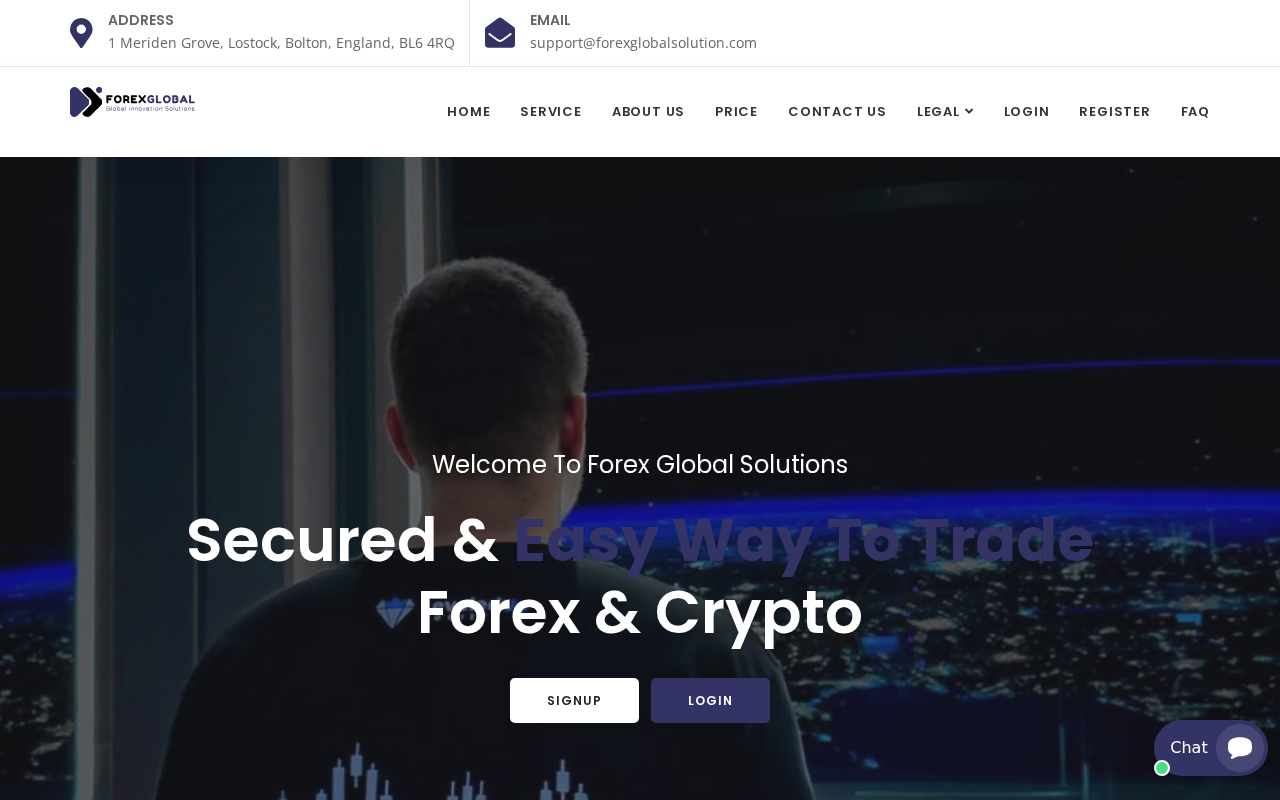 Screenshot of forexglobalsolution.com
