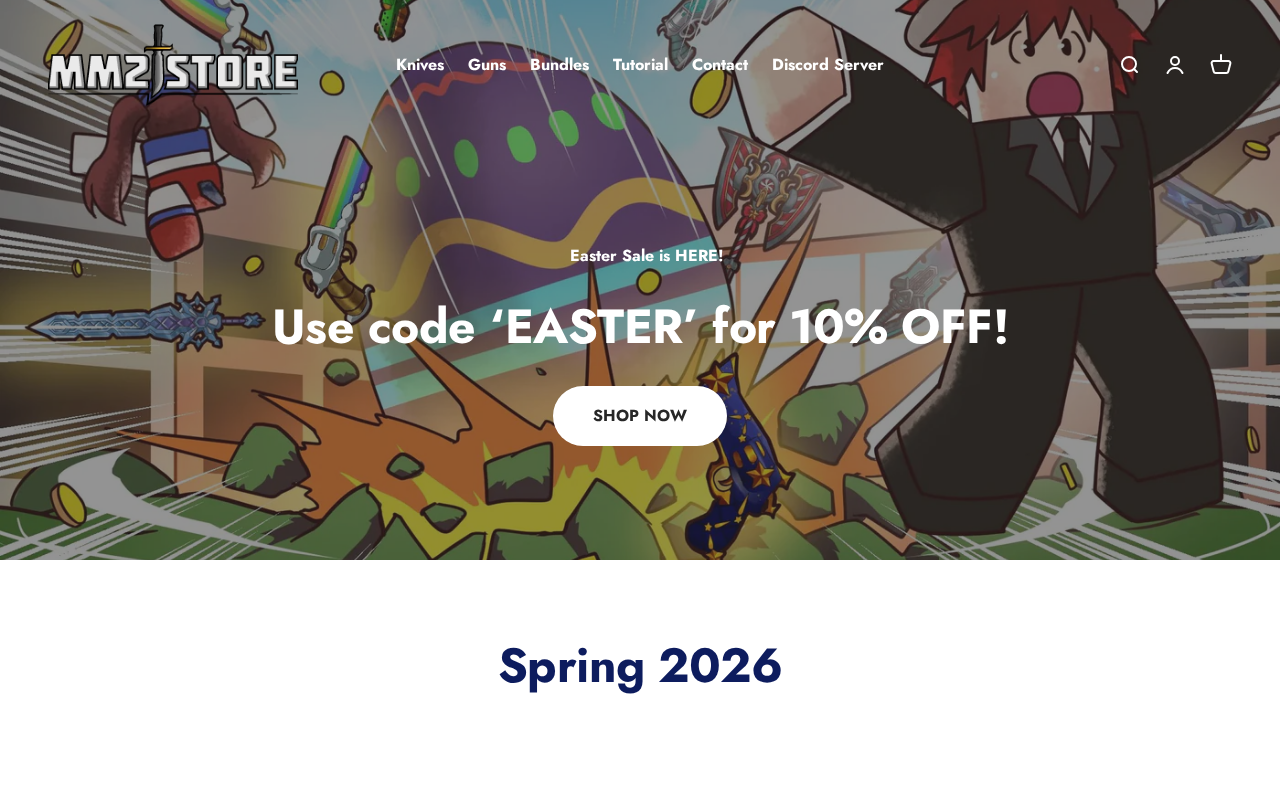 Screenshot of mm2store.com