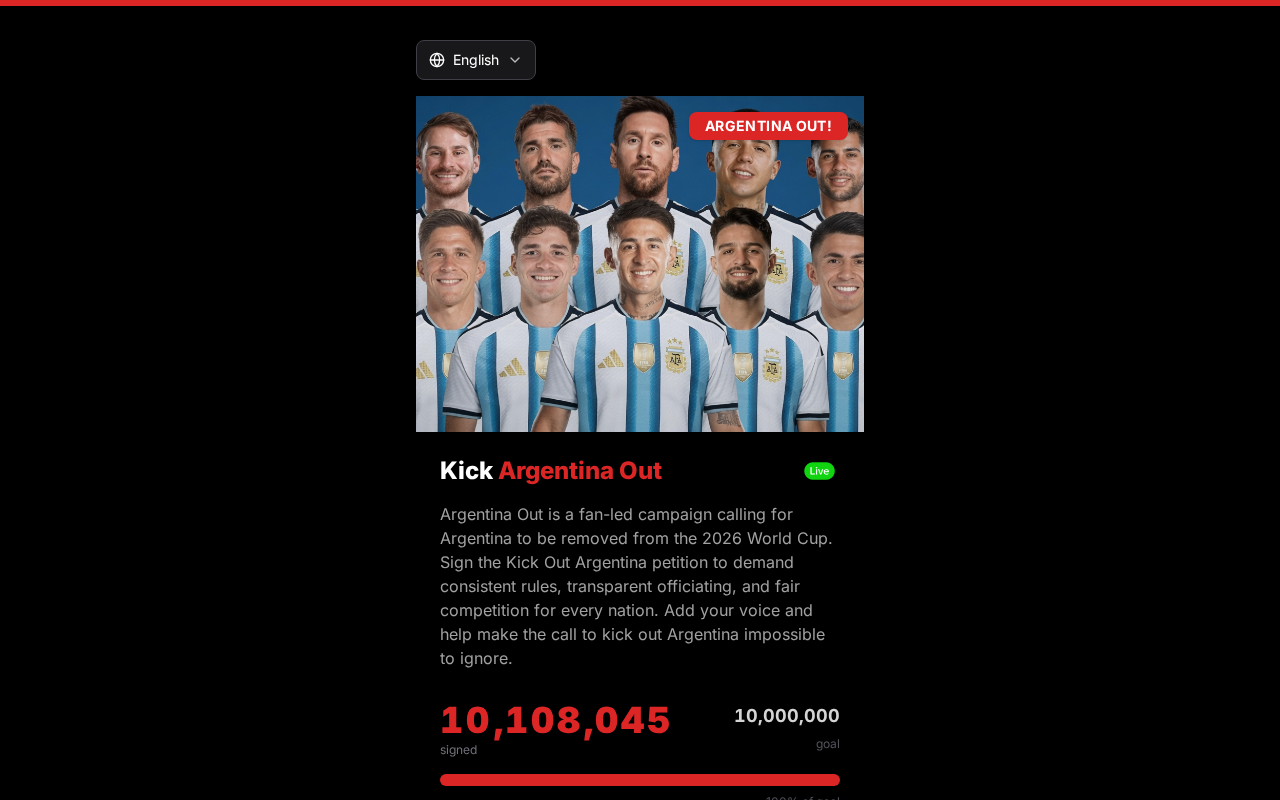 Screenshot of argentinaout.org