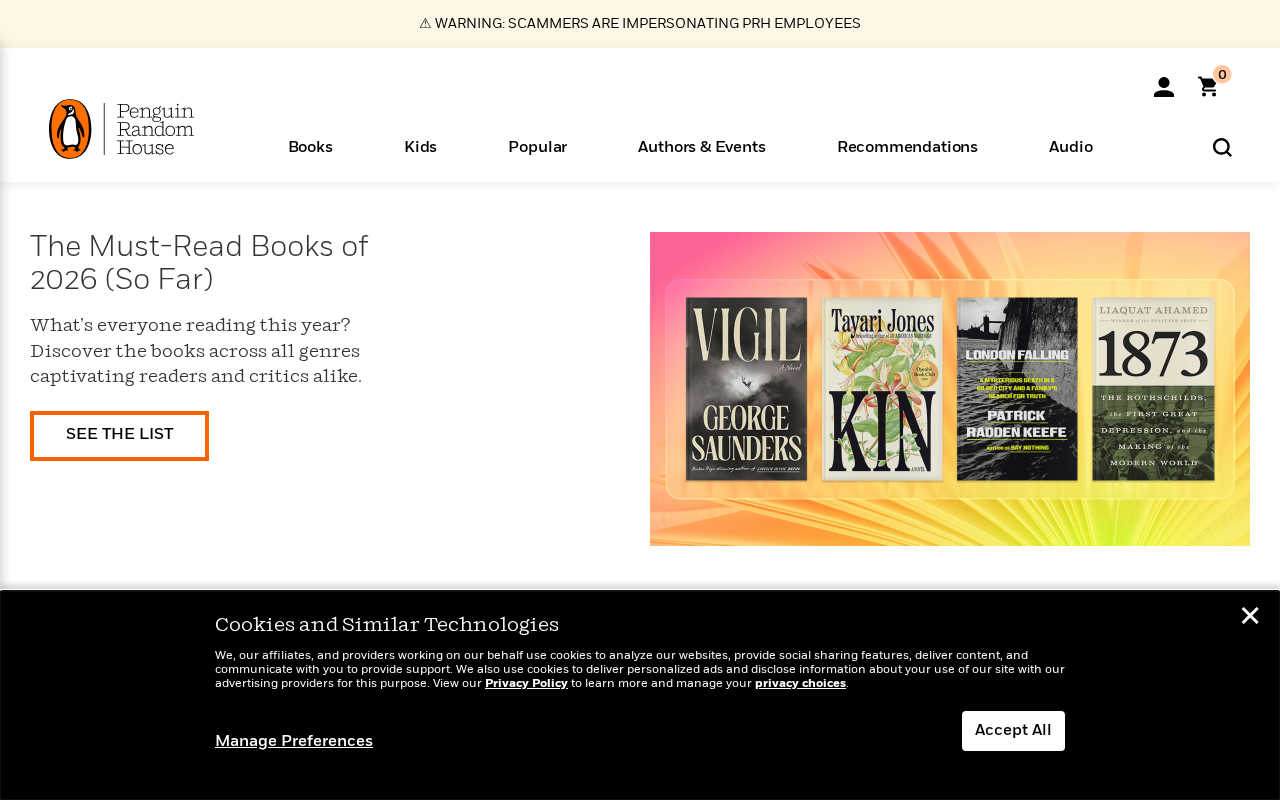 Screenshot of penguinrandomhouse.com