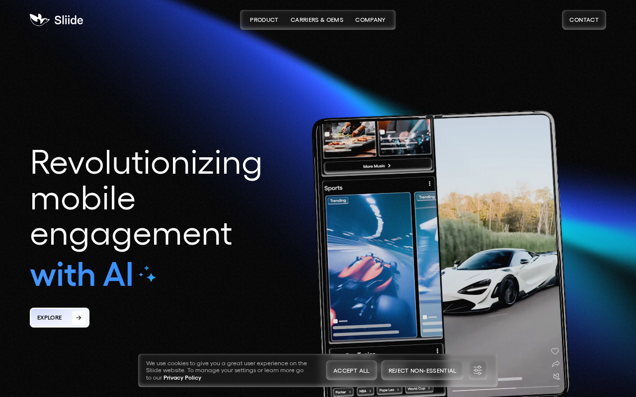 Screenshot of sliide.cloud