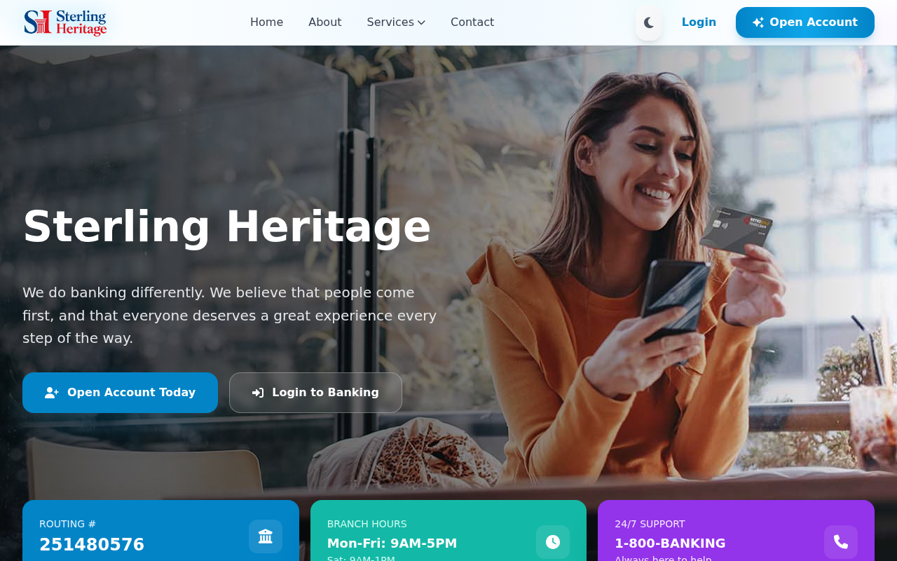 Screenshot of sterlingheritage.online