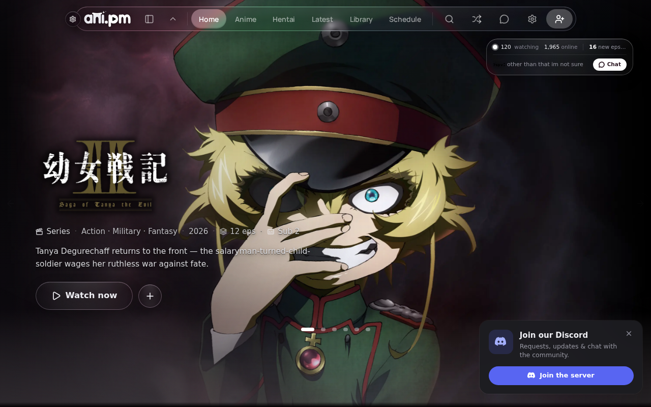 Screenshot of ani.pm