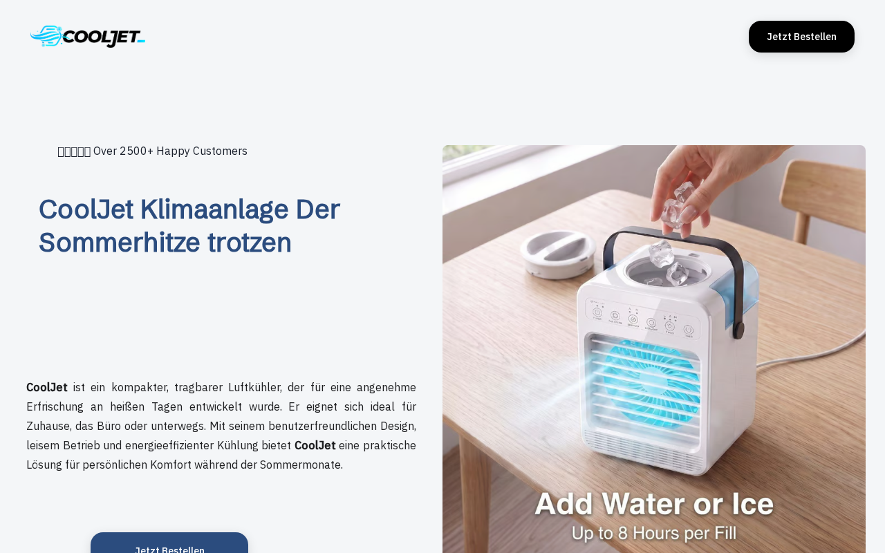 Screenshot of cooljet.kaufen