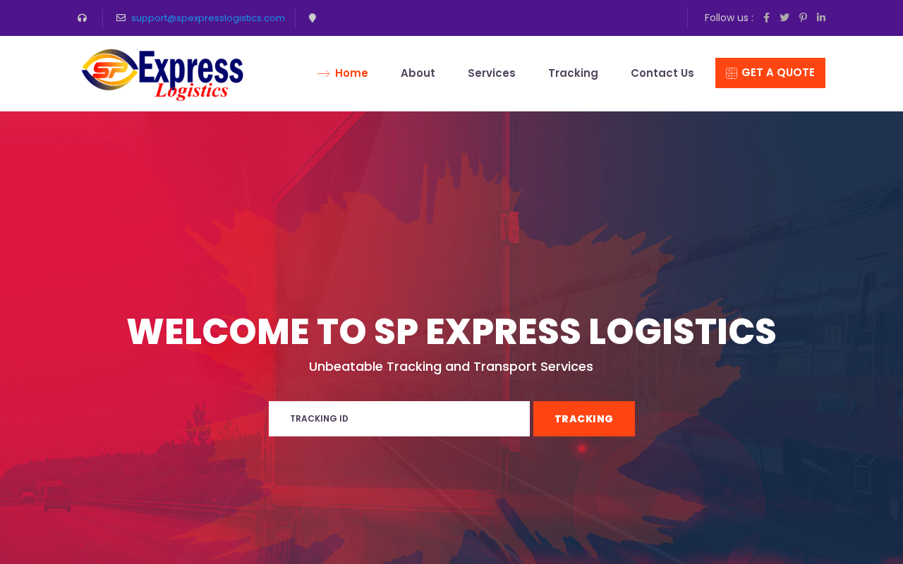 Captured page preview of spexpresslogistics.com