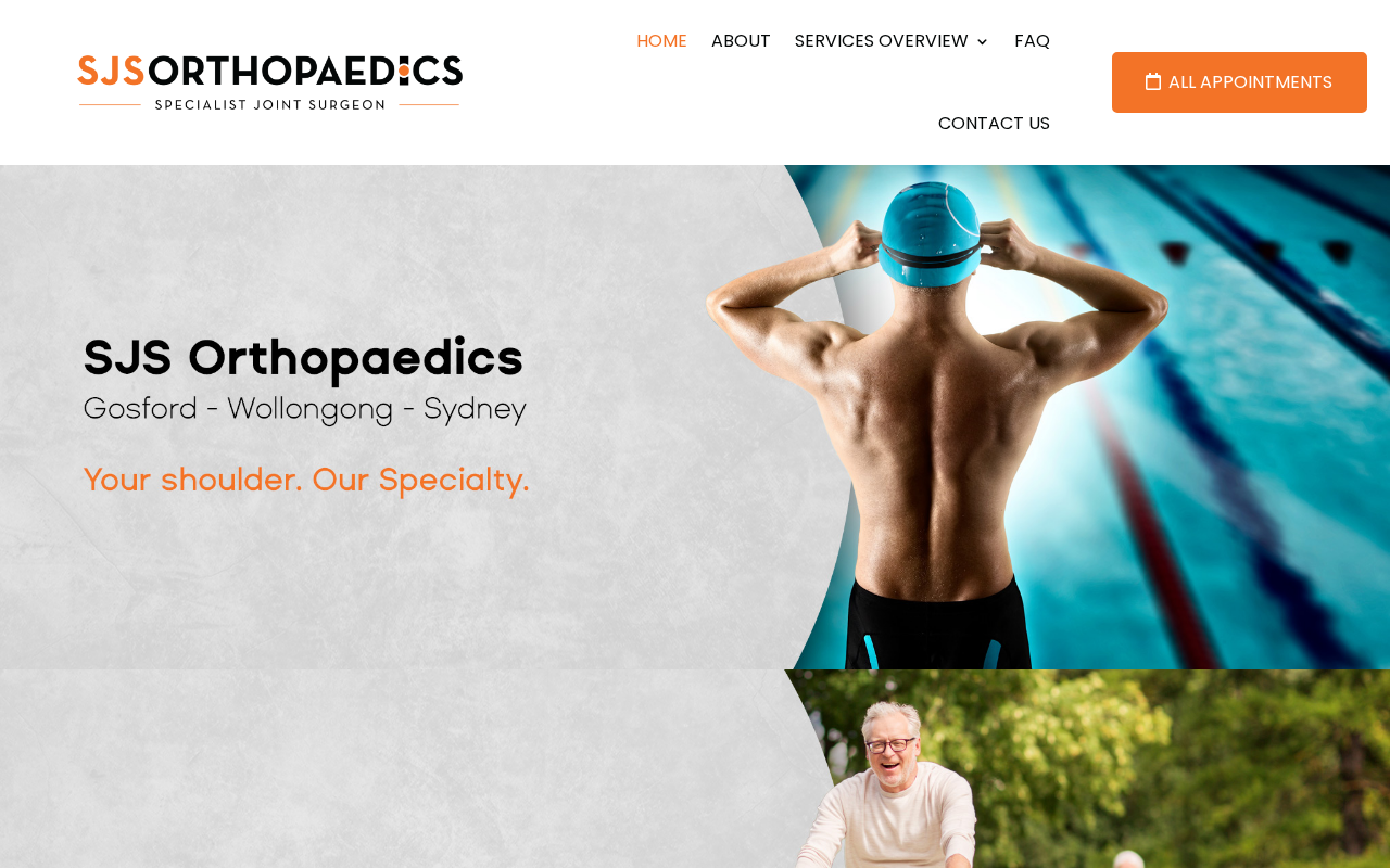 Screenshot of sjsorthopaedics.com.au