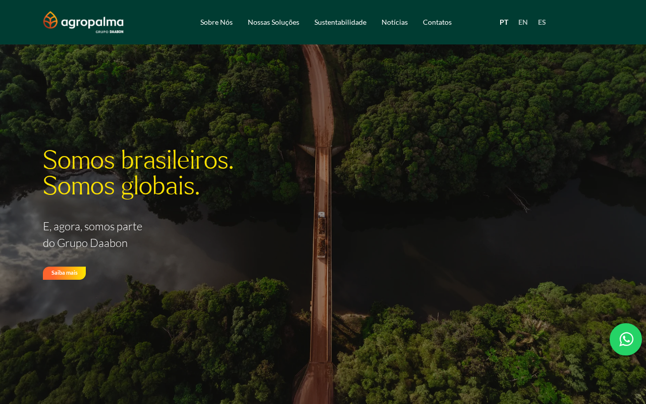 Screenshot of agropalma.com.br