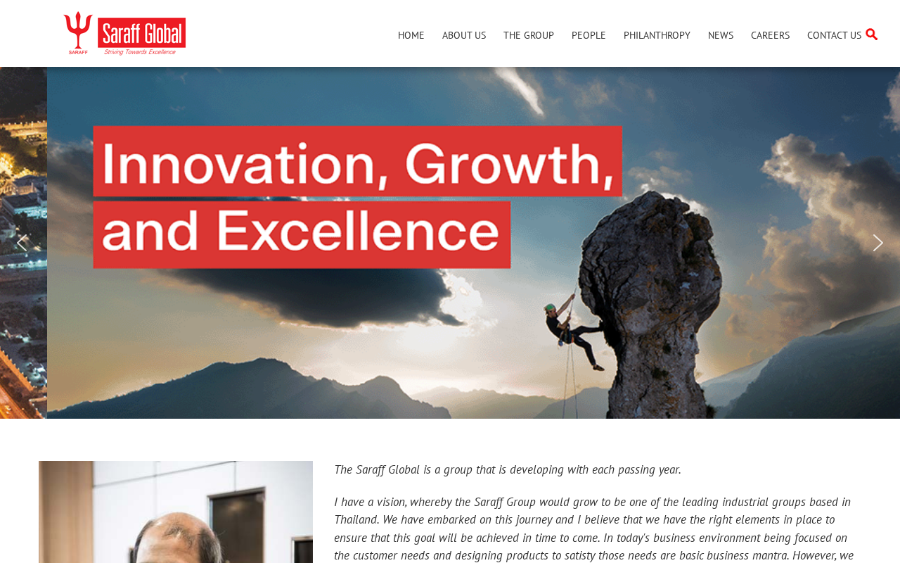 Screenshot of saraffglobal.com