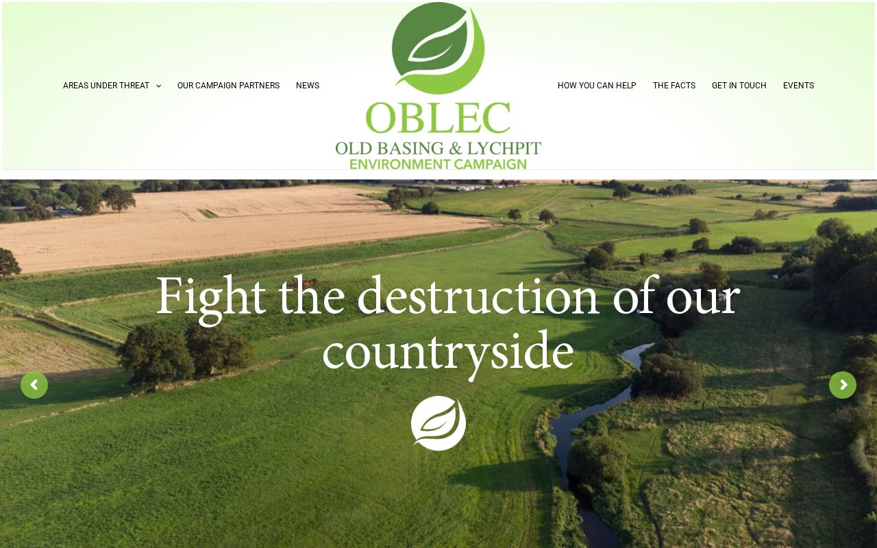 Screenshot of oblec.org.uk