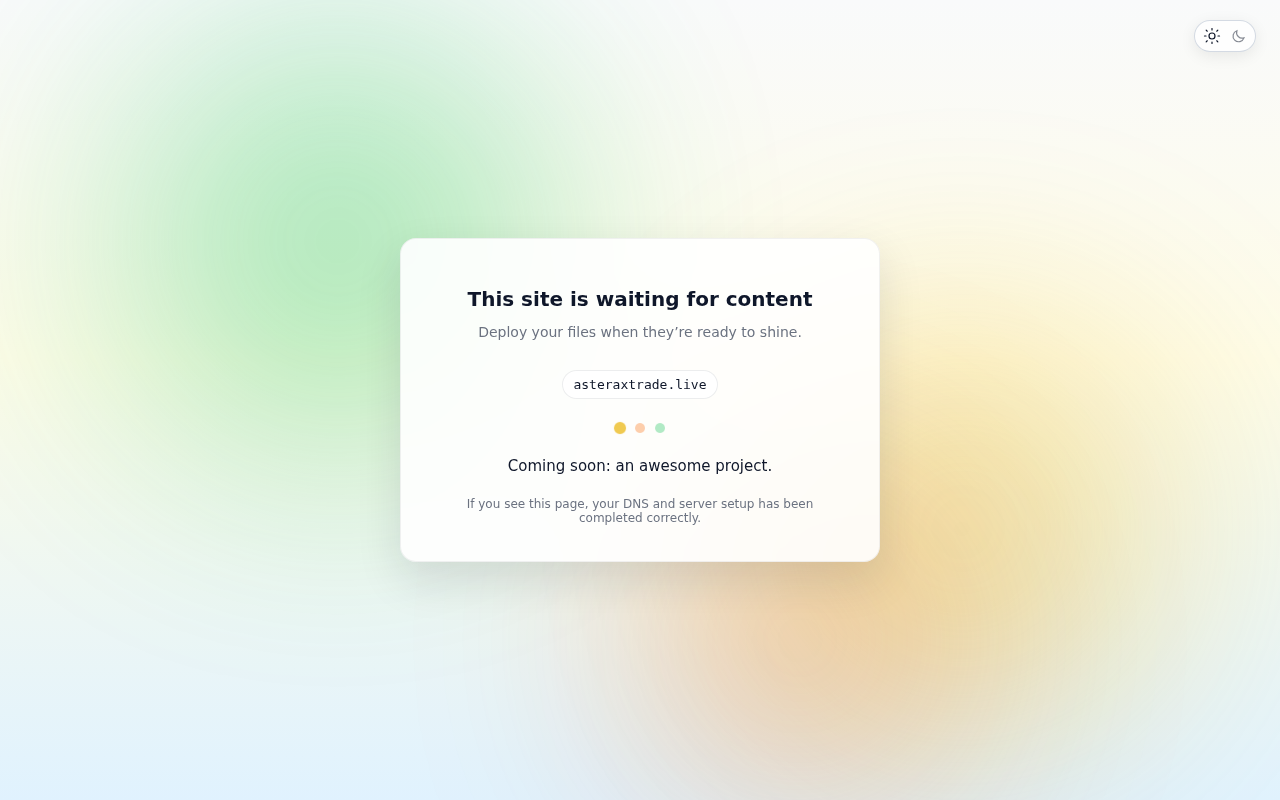 Screenshot of asteraxtrade.live