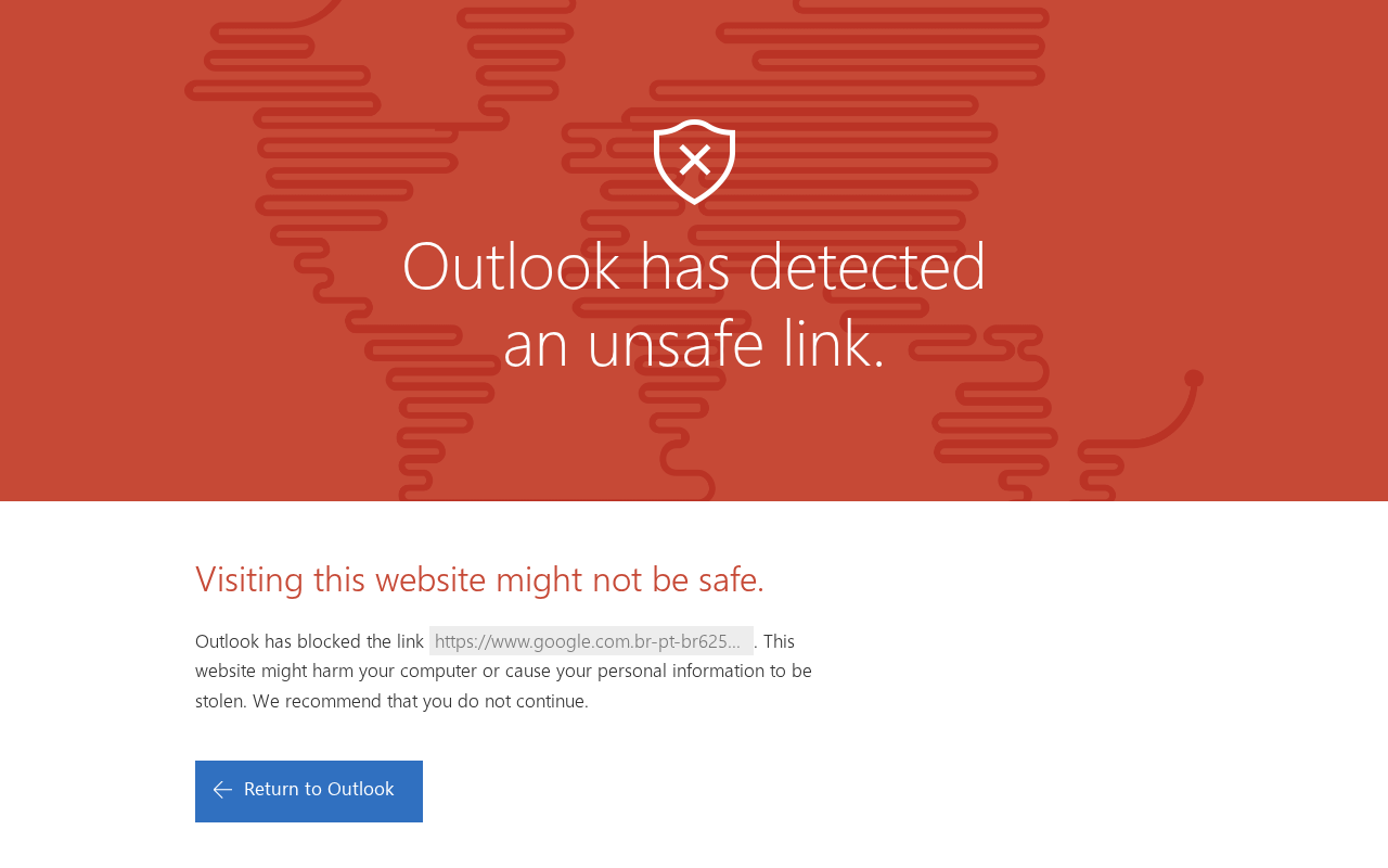 Screenshot of deu01.safelinks.protection.outlook.com