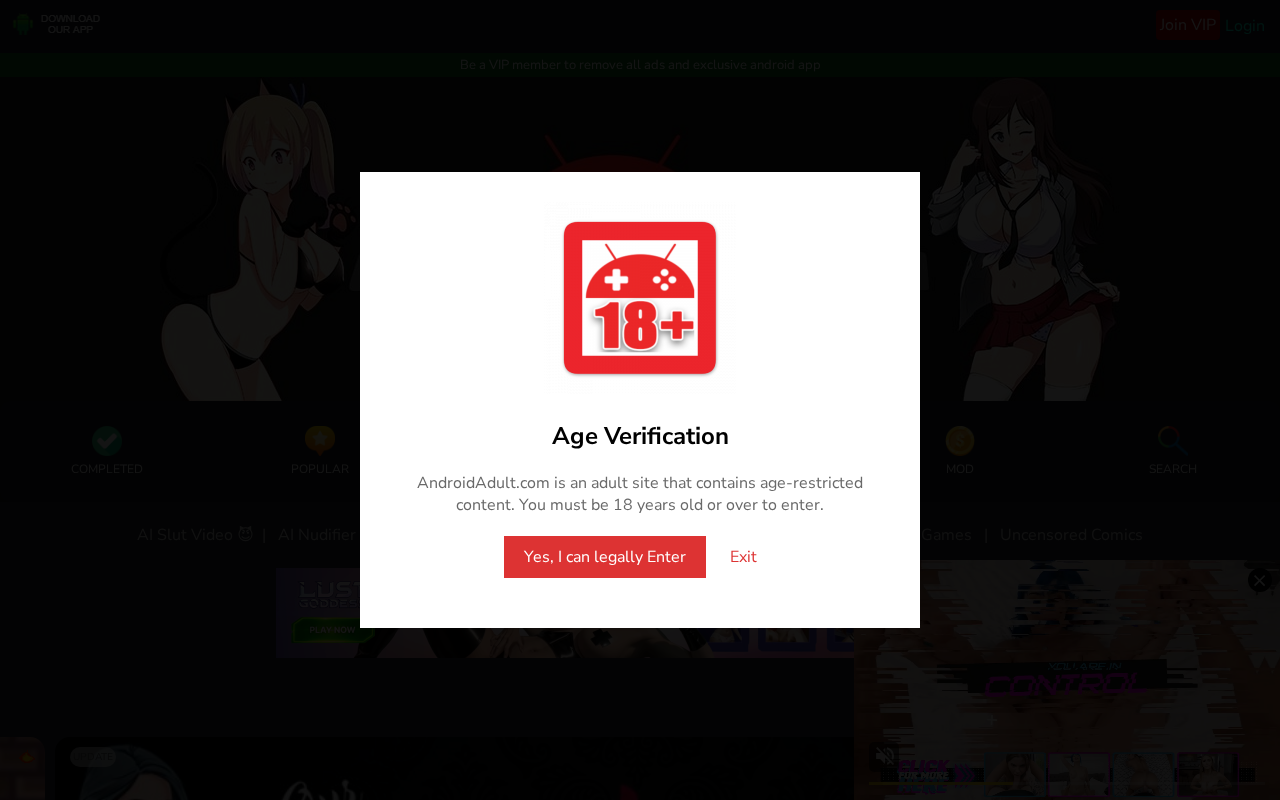Screenshot of androidadult.com