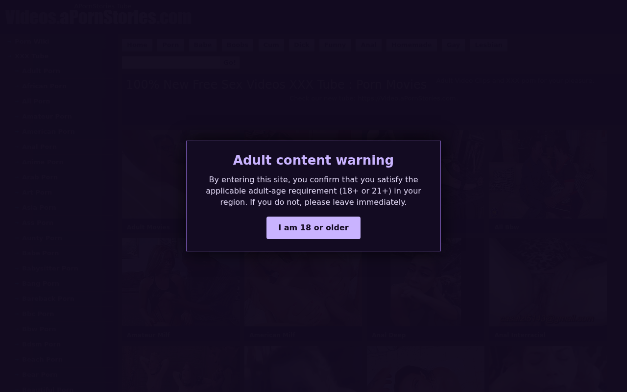 Screenshot of videos.apornstories.com