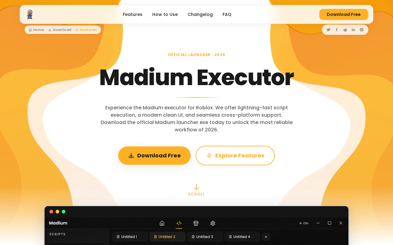 Screenshot of getmadium.com