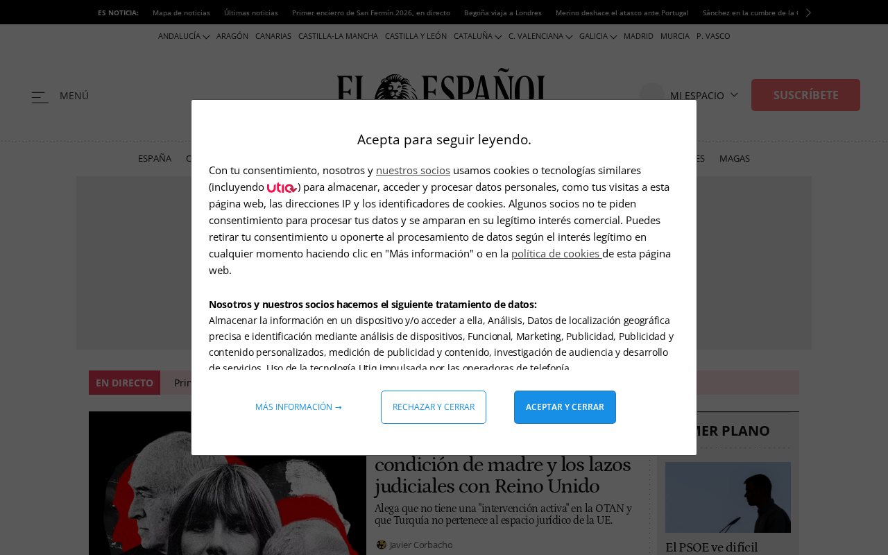 Screenshot of elespanol.com