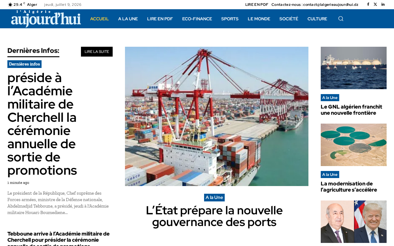 Screenshot of lalgerieaujourdhui.dz
