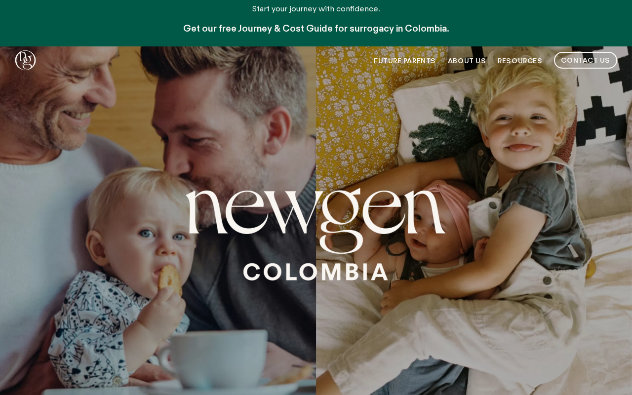 Screenshot of newgencolombia.com