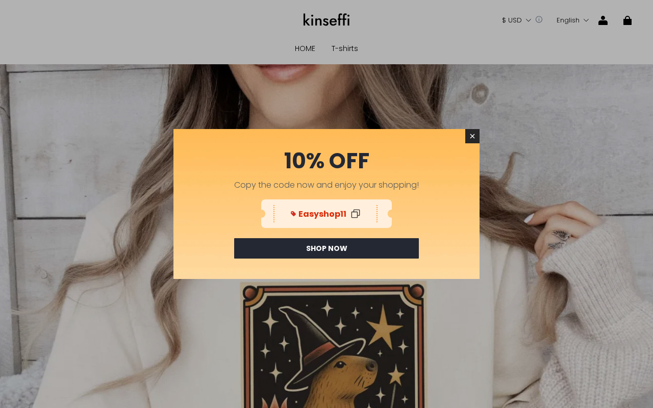 Captured page preview of kinseffi.com