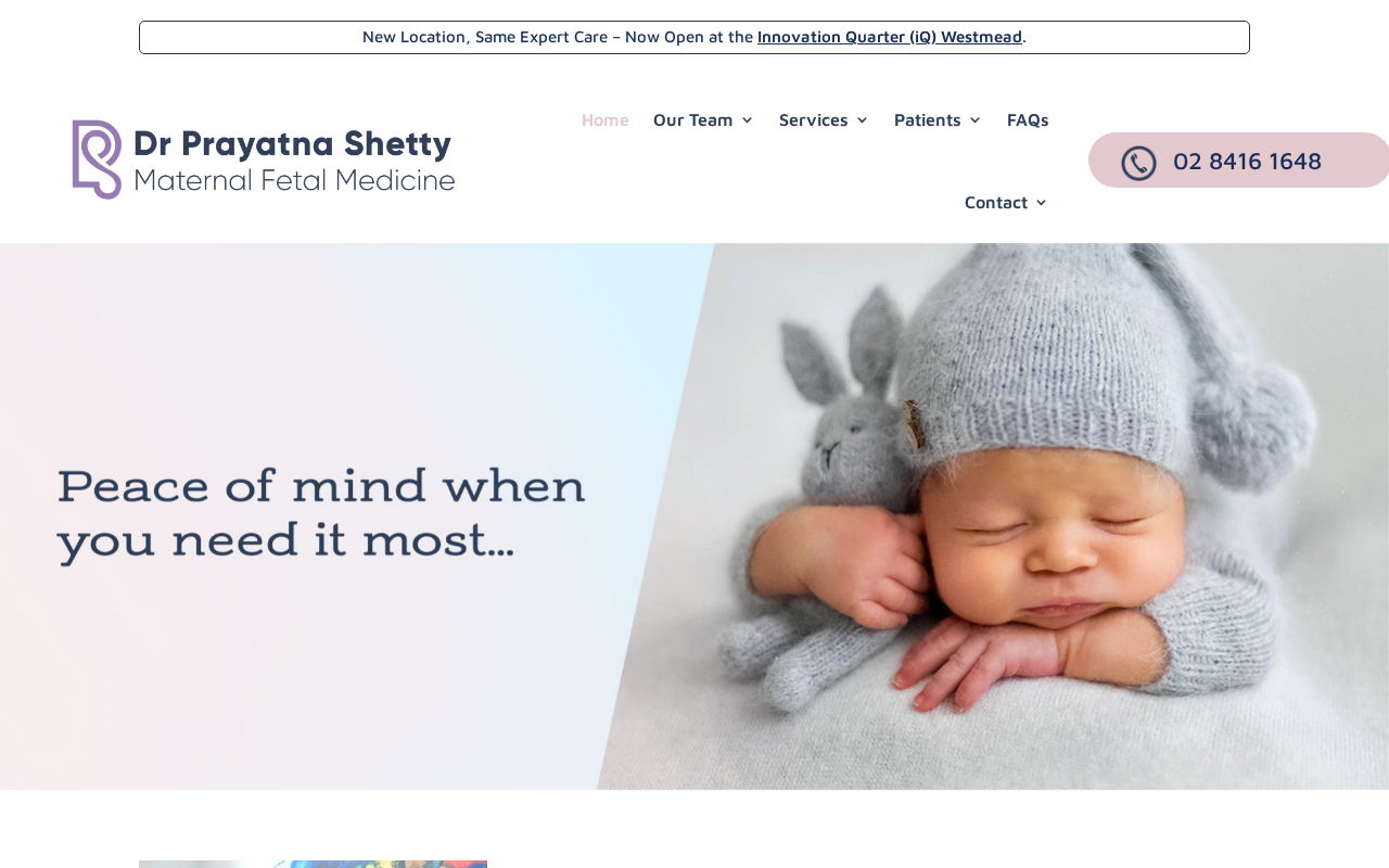 Screenshot of obstetriciansydney.com.au