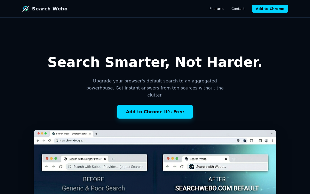 Captured page preview of searchwebo.com