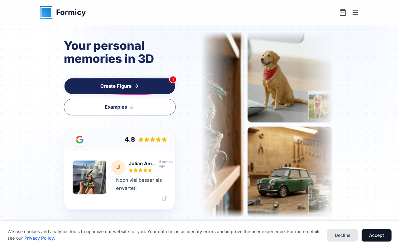 Screenshot of formicy.com