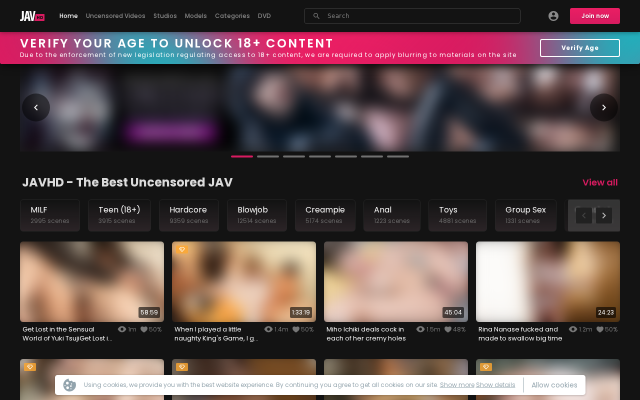 Screenshot of javhd.com