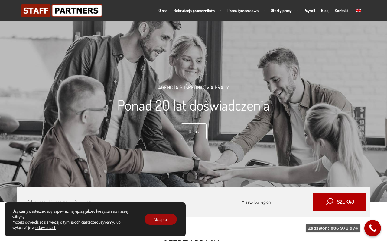 Screenshot of staffpartners.pl