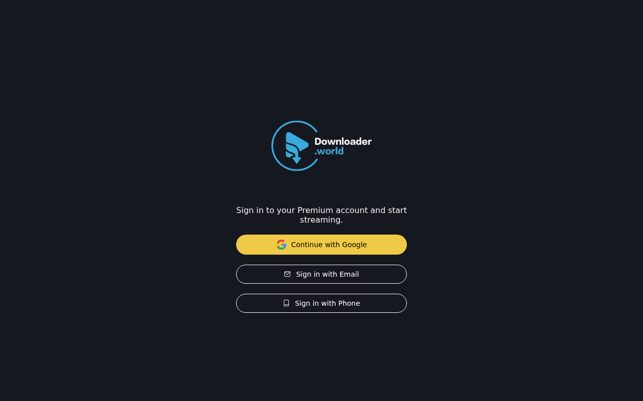Screenshot of downloader.world