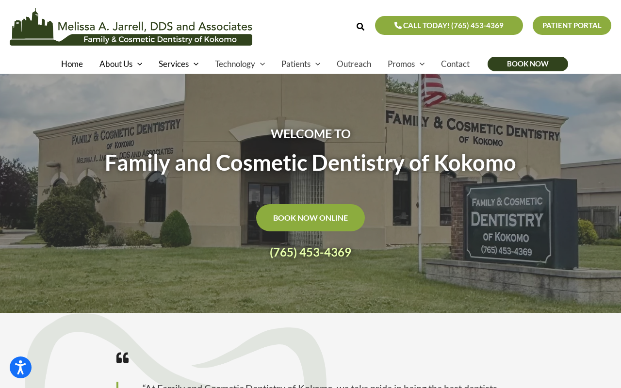 Screenshot of jarrelldentistry.com