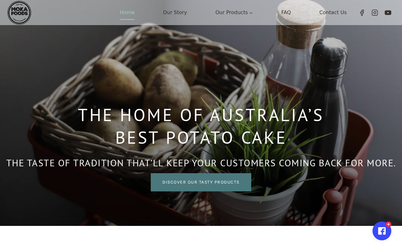 Screenshot of mokafoods.com.au