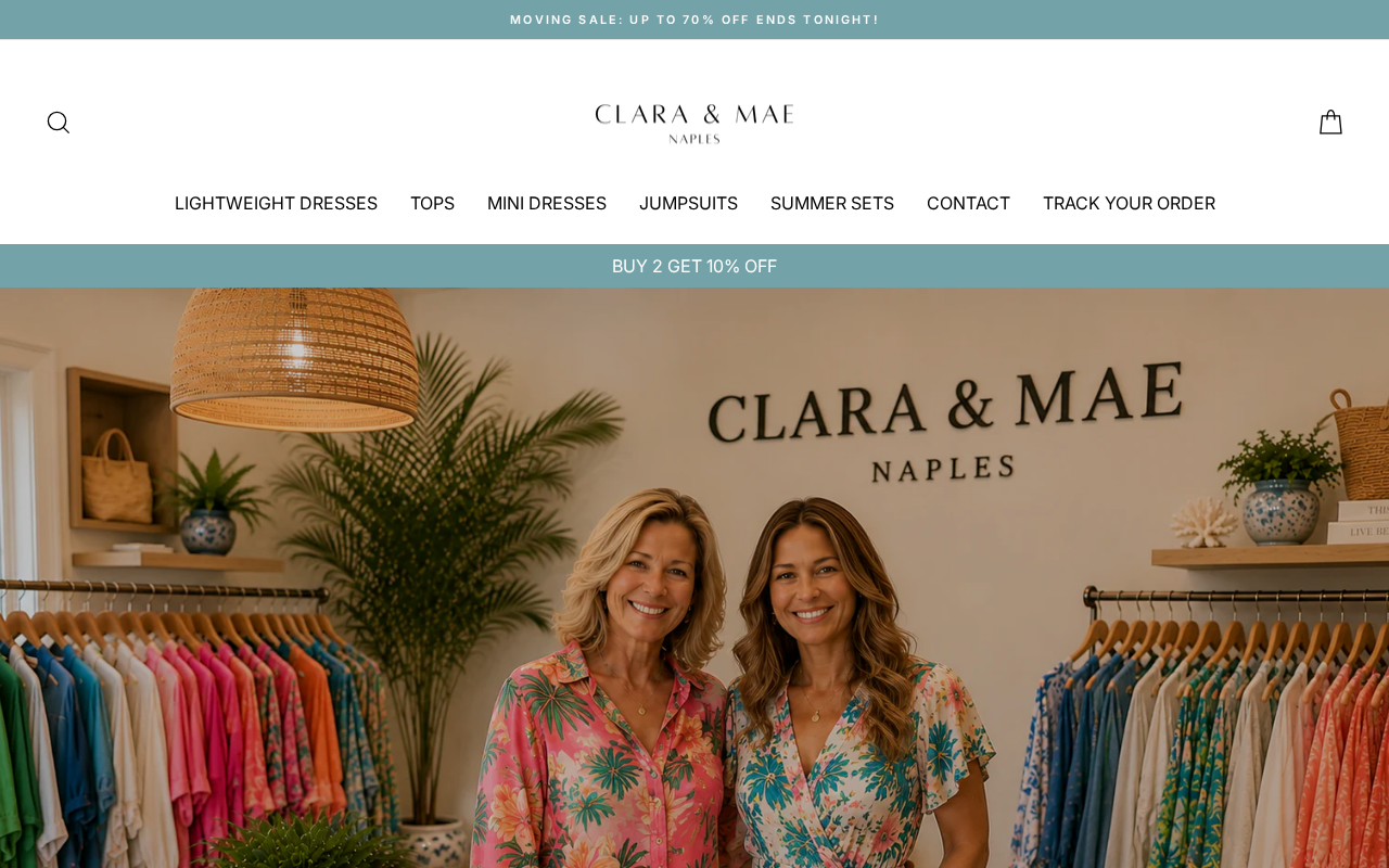 Screenshot of clara-mae.com